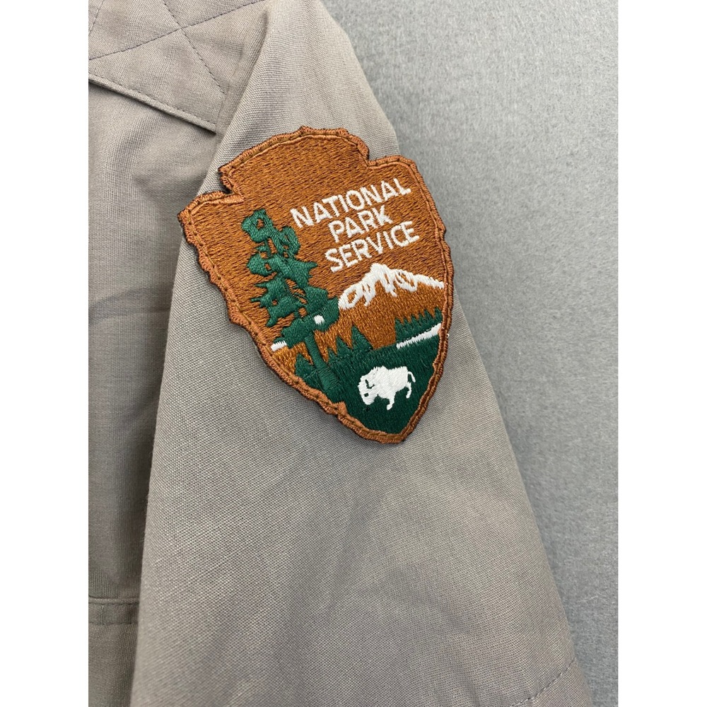 Women's Size 36 VF  National Park Service NPS Uniform Shirt Khaki Tan  SS - Picture 4 of 9